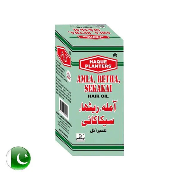 Haque Planters Hair Oil 60Ml Amla Retha Sekakal