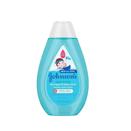 Jhonsons Clear&Fresh Shampoo&Body Wash 400ml