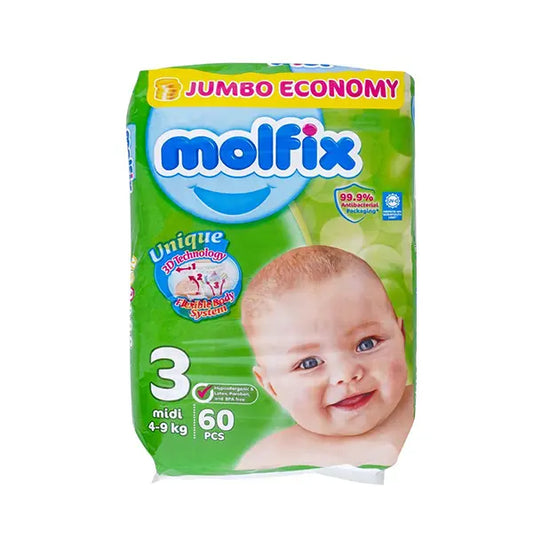 Molfix Diaper Midi # 3 60pcs