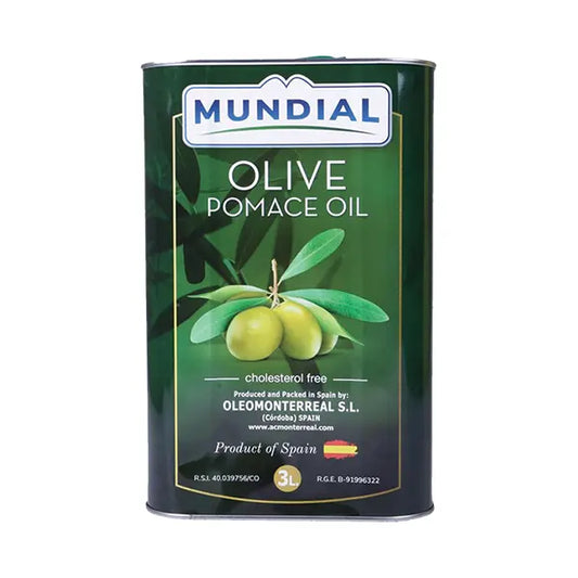 Mundial Olive Pomace Oil 3ltr Tin