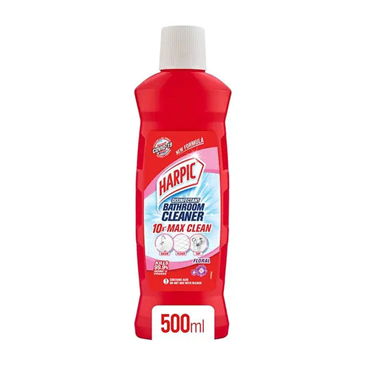 New Harpic Floral Bathroom Cleaner 500ml