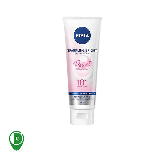 Nivea Whitening Foam Sparkling White 100Ml