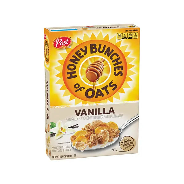 Post Honey Bunches Of Oats Vanilla 340g