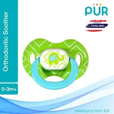 PUR Orthodontic Silicone Soother 14015