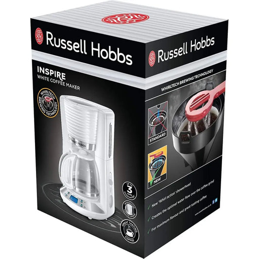 Russell Hobbs Inspire Filter Coffee Machine White 24390