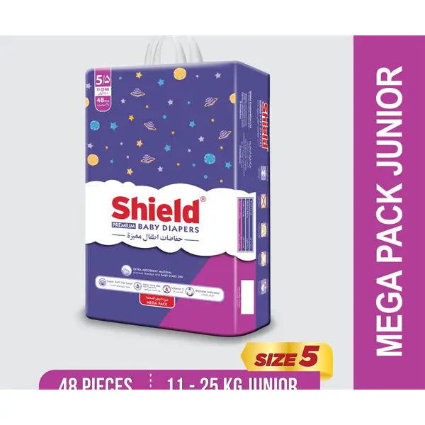 Shield Baby Diaper #5(11-25) 72 pcs