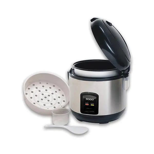 Sogo Deluxe Stainless Steel Rice Cooker 1.8L SS-10085