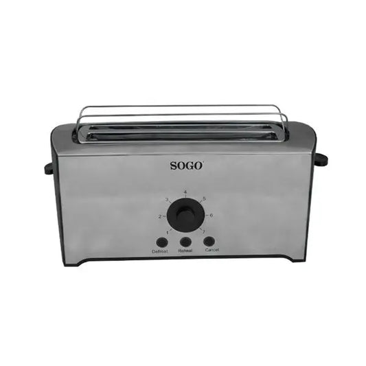 Sogo Toaster Long Slot With Window 900W SS-5445