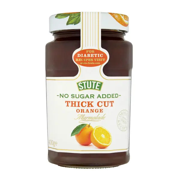 Stute Diabetic Jam Orange Thick Cut 430Gm