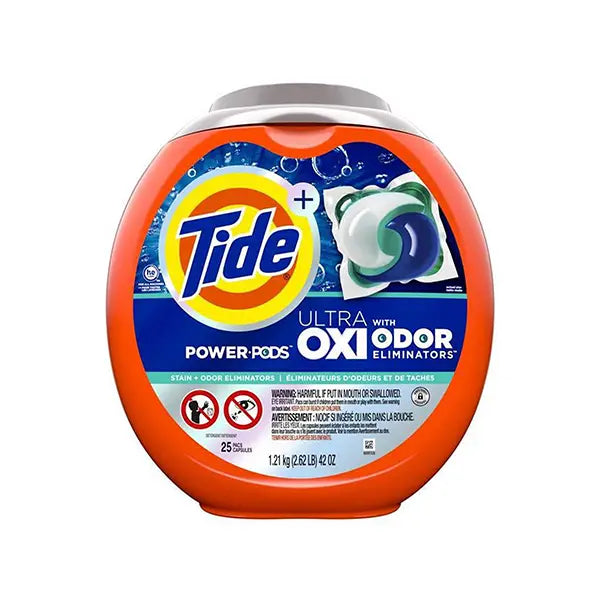 Tide Pod Ultra Oxi With Odor Eliminator 25's 1.21KG