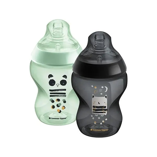 Tommee Tippee Green 2PK Close To nature 2 Decorated Bottles